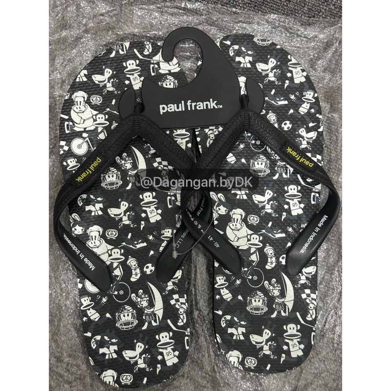 Sandal Paul Frank Original 100% Hitam