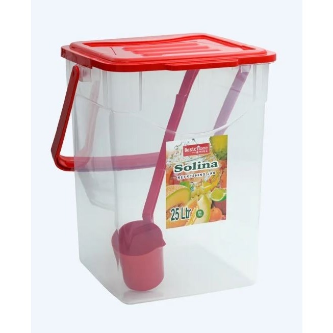 Toples Gagang Es Aquarium Plastik Jar solina toples es buah gayung