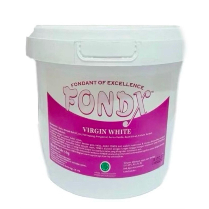 

Fondant FondX Putih Gula Dekor Hiasan Kue Icing Repack 100gr 250gr 500gr