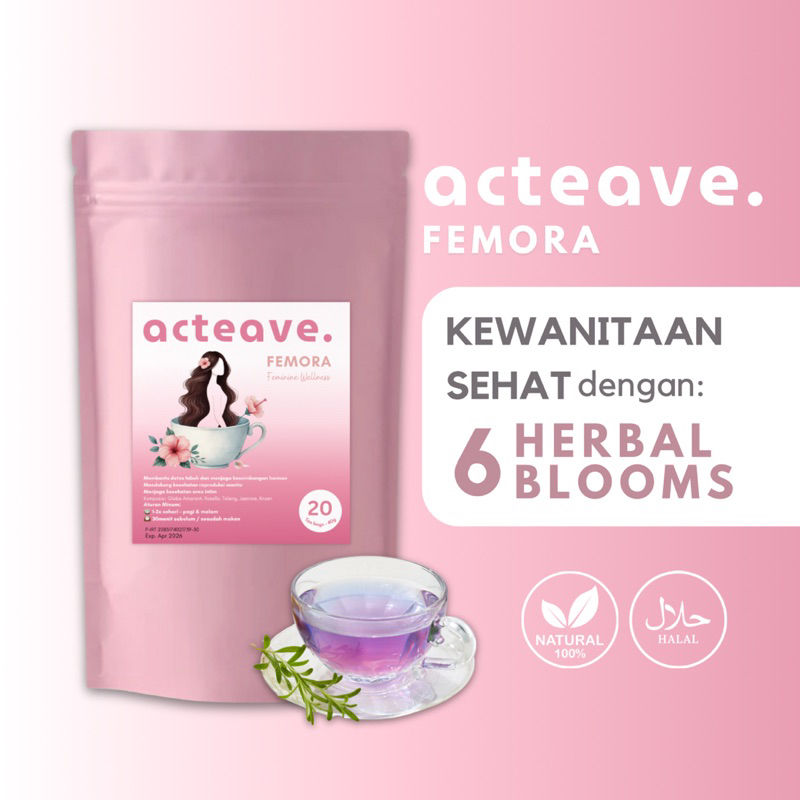 

Acteave - Femora Teh Detox Wanita Feminine Wellness