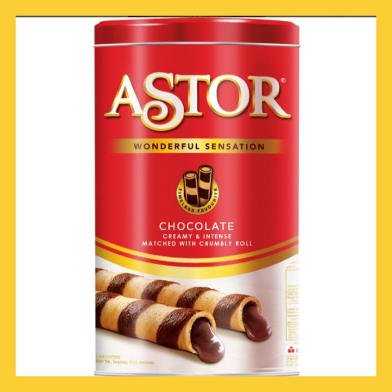 

Astor Wafer Stik Cokelat Kaleng 330 g