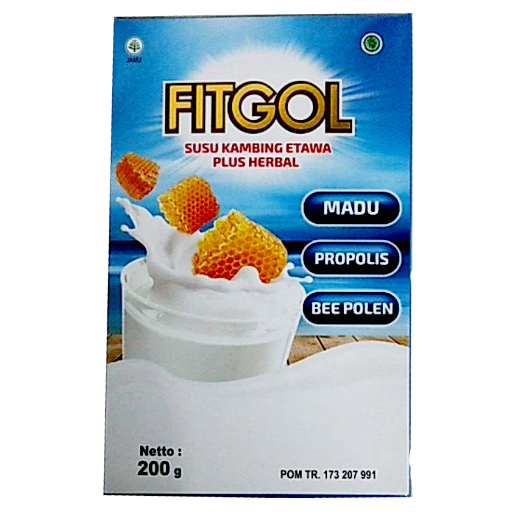 

Fitgol Susu Kambing Etawa Plus Herbal Madu Propolis Bee Polen