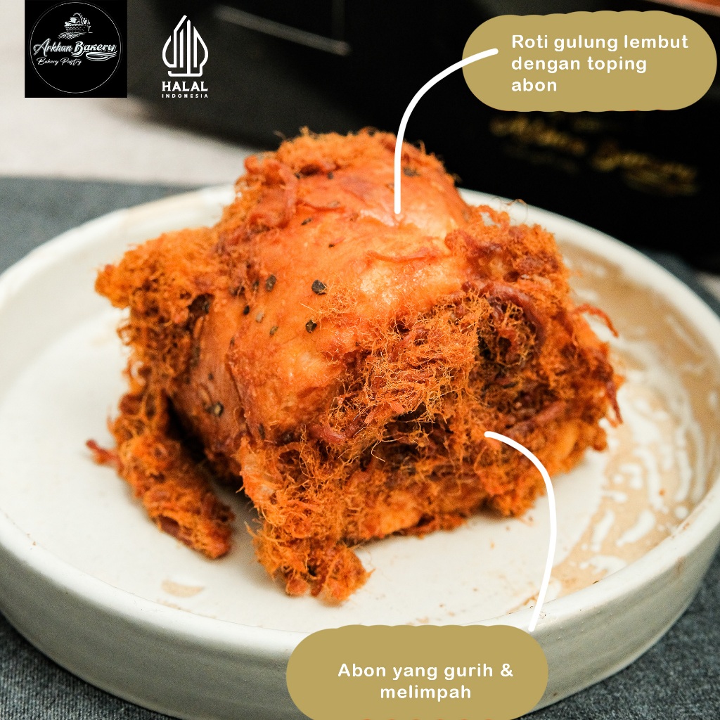

Roll Abon Roti Gulung Abon Flossroll Original Arkhan Bakery