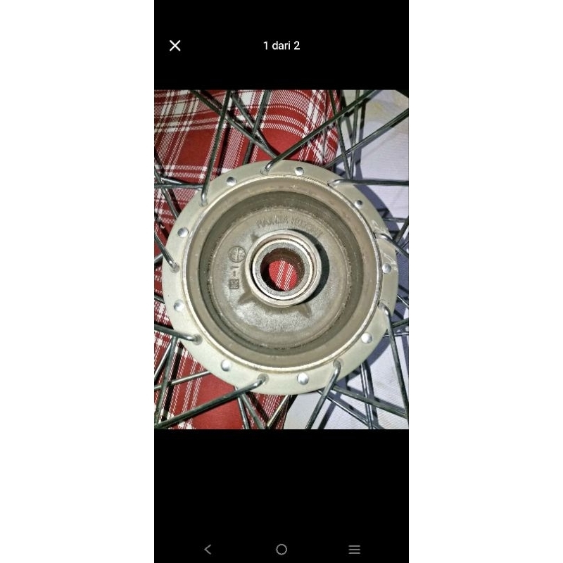 Tromol belakang Supra x 125 Revo ori