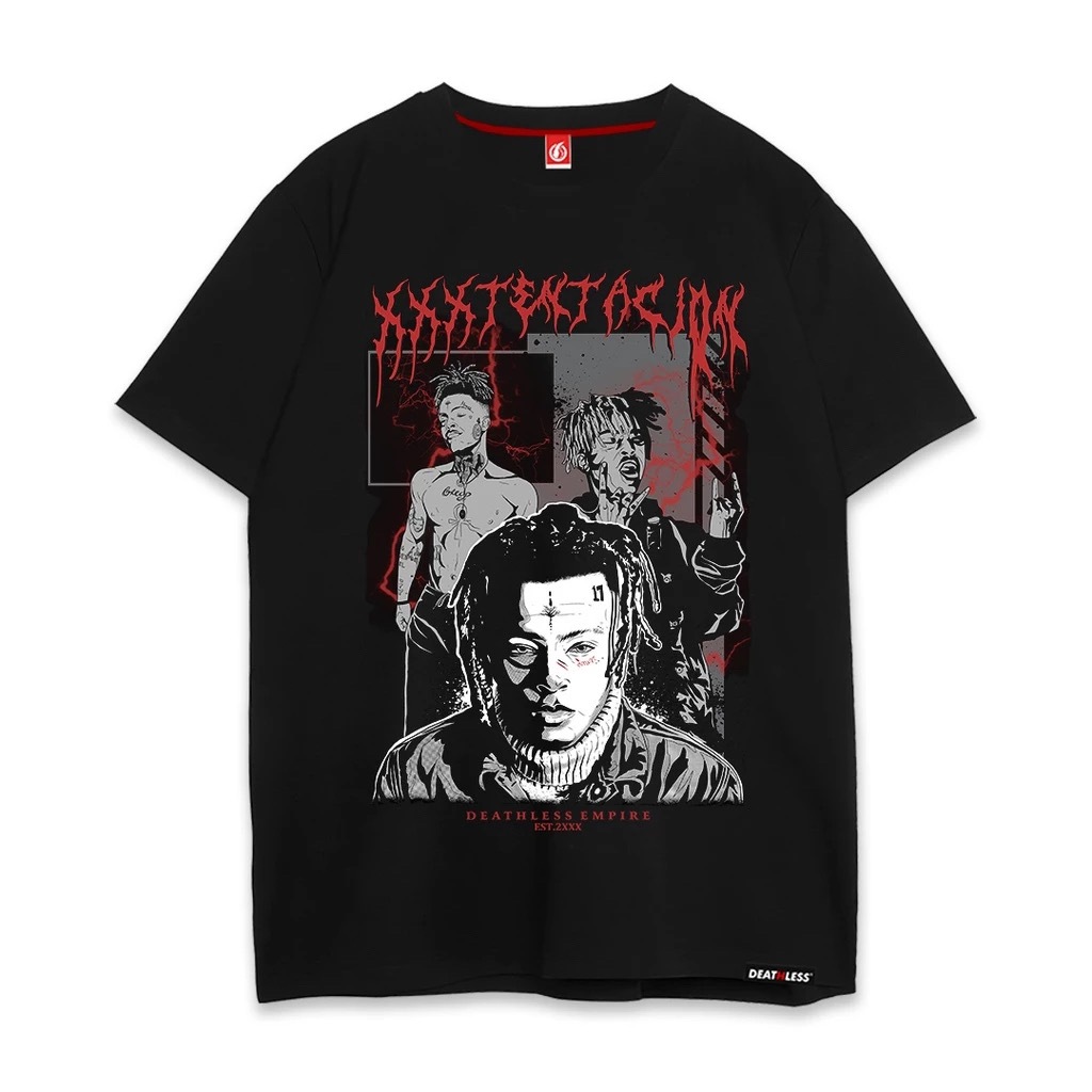 DEATHLESS KAOS FIGURE SERIES warna hitam putih