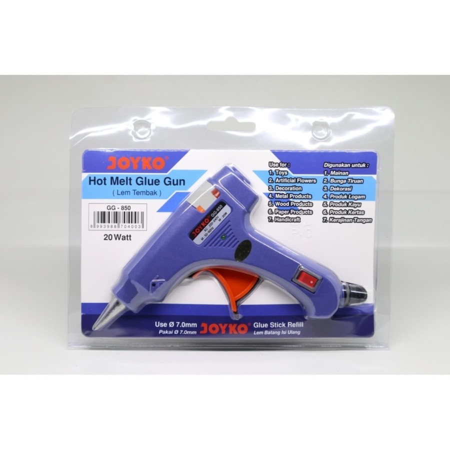 

Lem Tembak Kecil Joyko GG-850 - Glue Gun 20 Watt