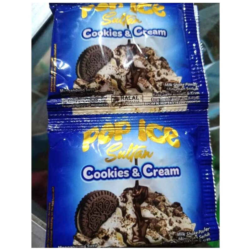 

Pop Ice Cookies & Cream