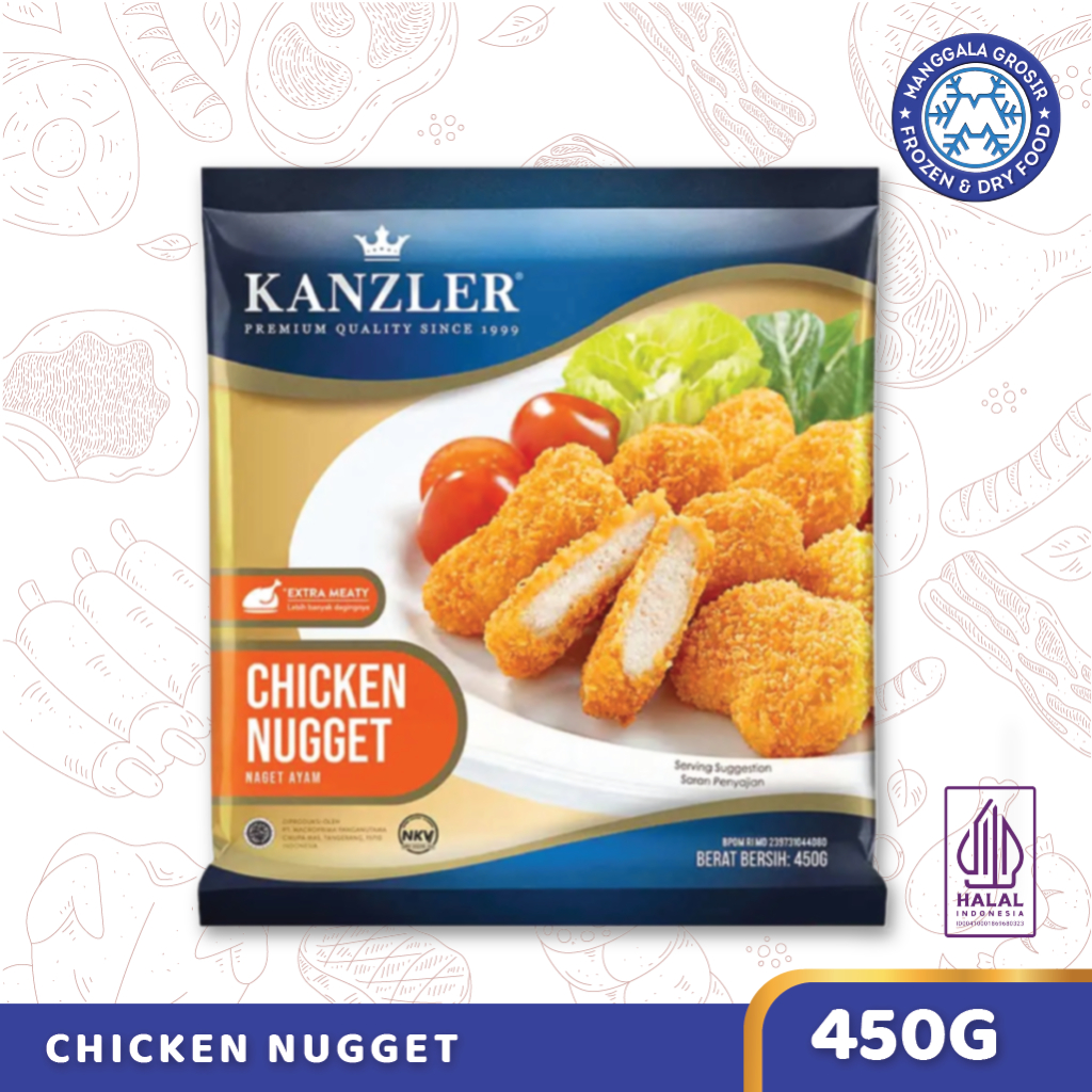 

Kanzler Original Premium Chicken Nugget 450gr