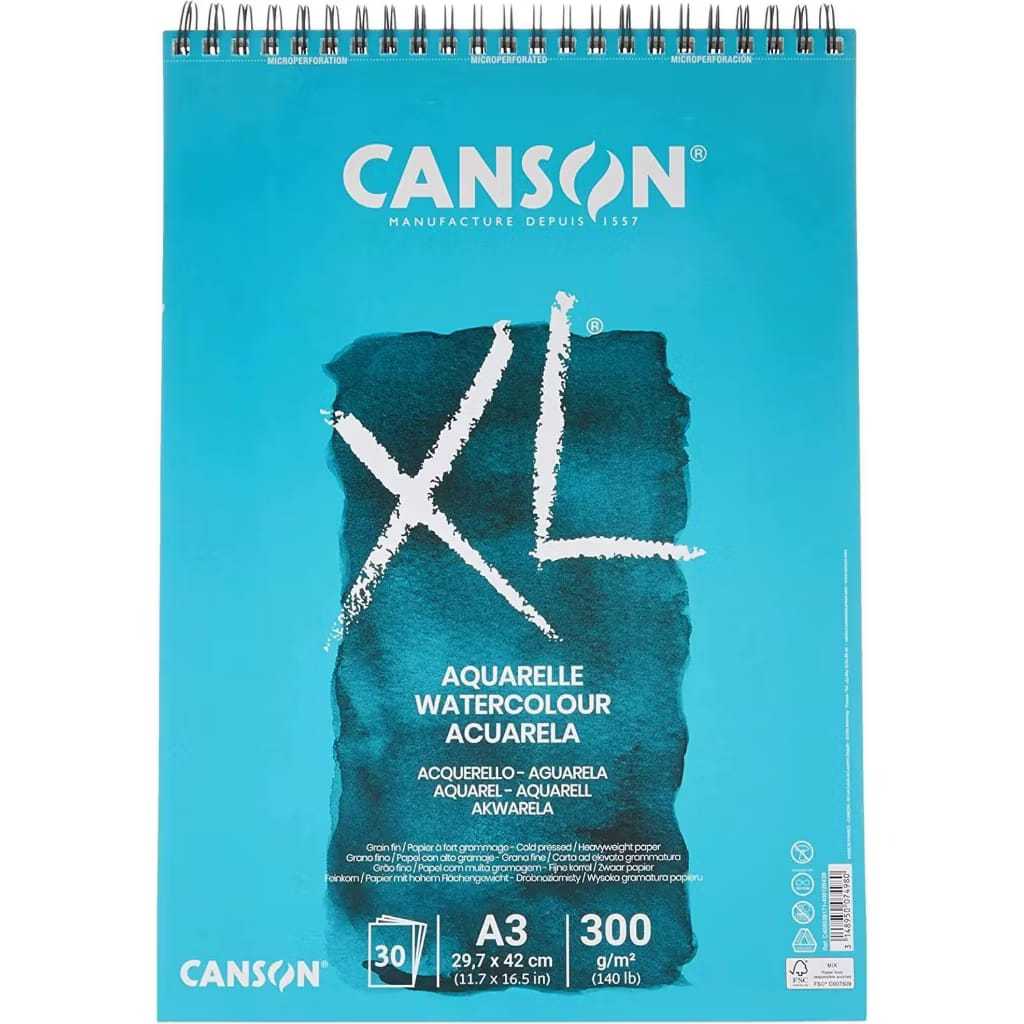 

GRAMEDIA KARAWACI - MNH - CANSON XL AQUARELLE WATERCOLOUR 300 GSM - KERTAS CAT AIR