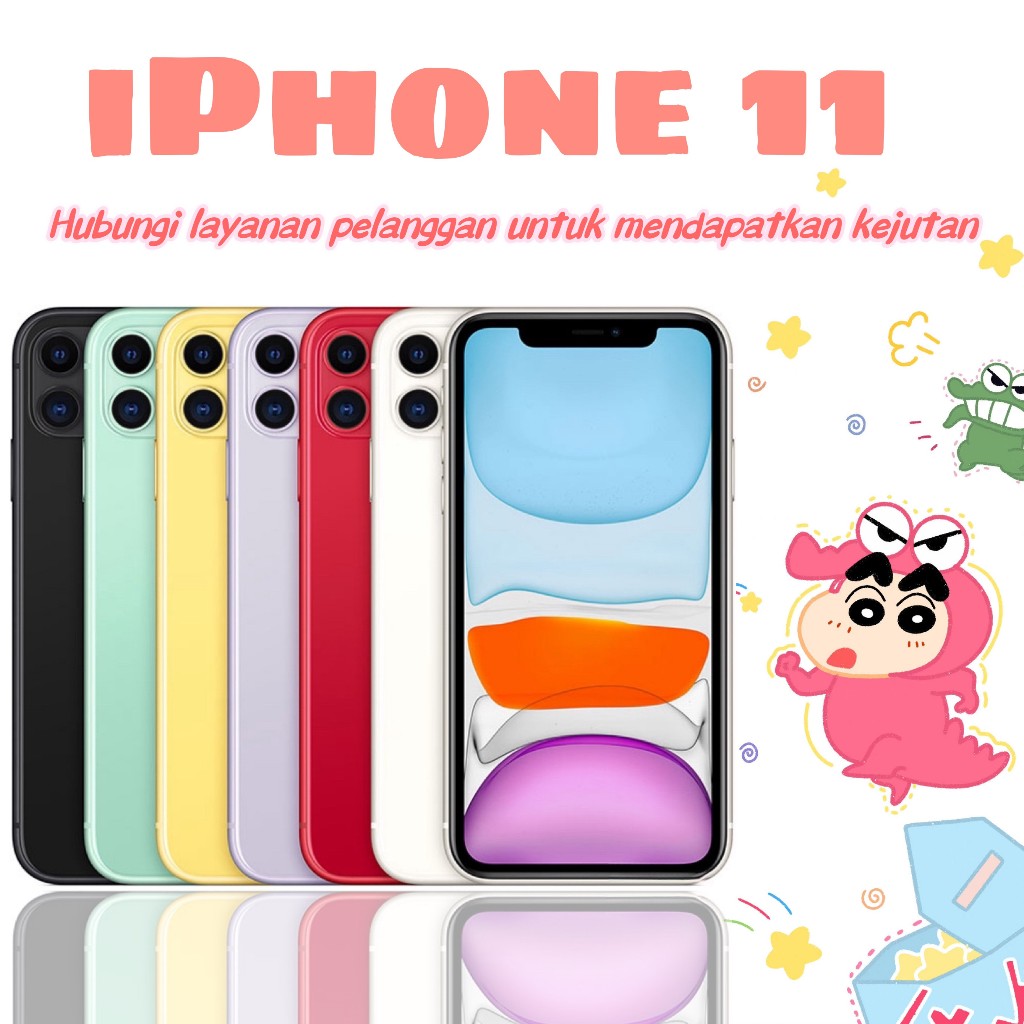 iPhone 11 64GB-128GB Bekas Original - Face ID Berfungsi - Kondisi Mulus Seperti Baru APPLE