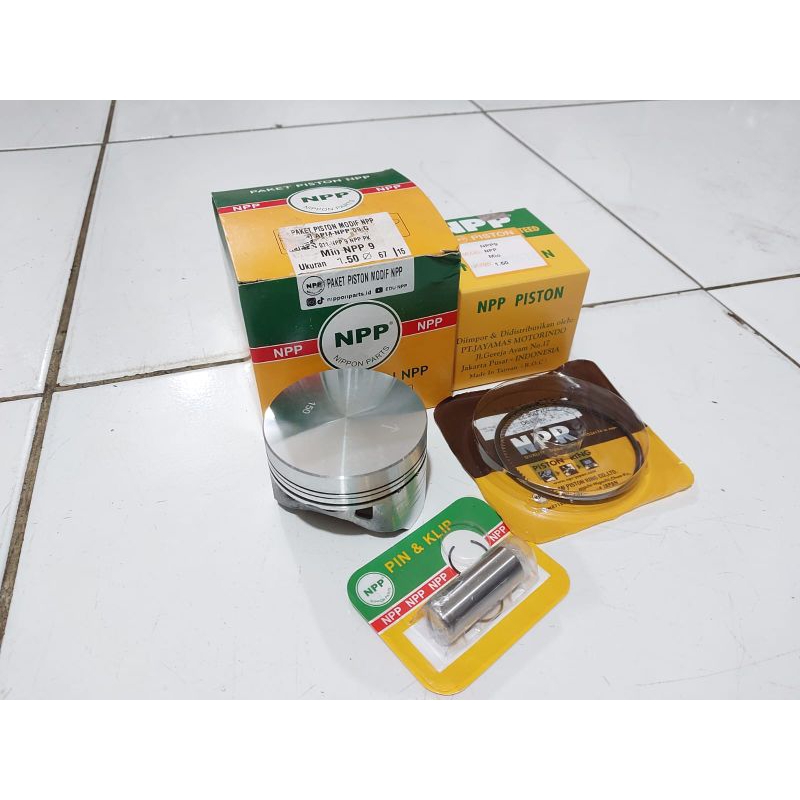 Seker Piston MENTAH Seher Mentah Mio Custom Dome Pen 15 Merk NPP Uk 66mm 66,5mm 67mm 67,5mm