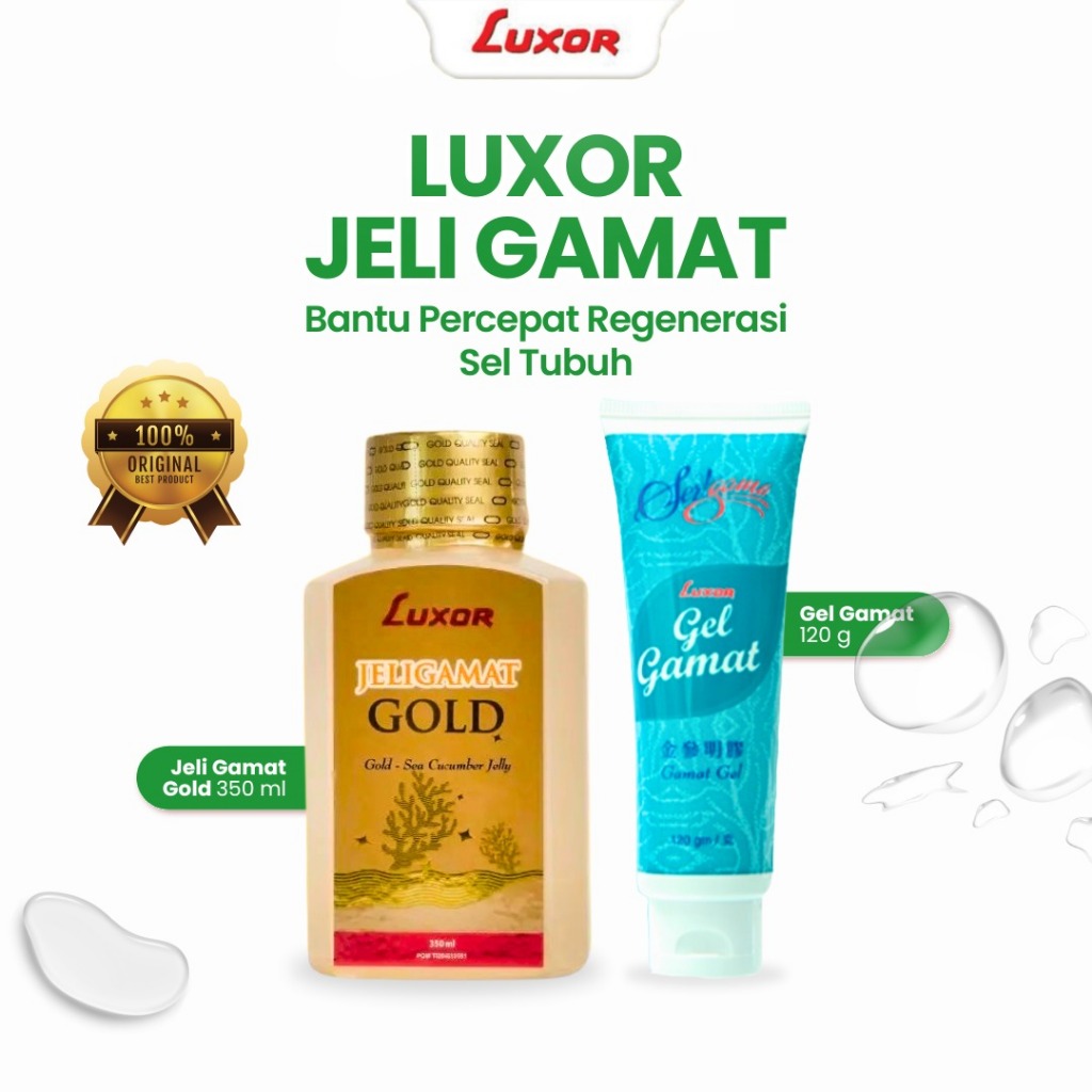 Bundling Luxor Jeli Gamat Gold+Gel Gamat - 350ml
