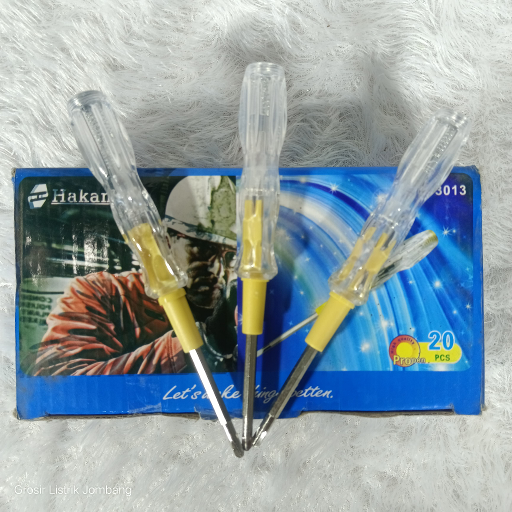 Obeng Tespen Bolak Balik Kecil / Tes Pen Obeng Listrik /  Obeng Listrik / Oben Kecil