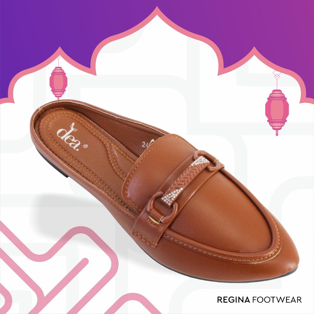 DEA FlatShoes Mules Selop Wanita 2406-32 Size 36/41