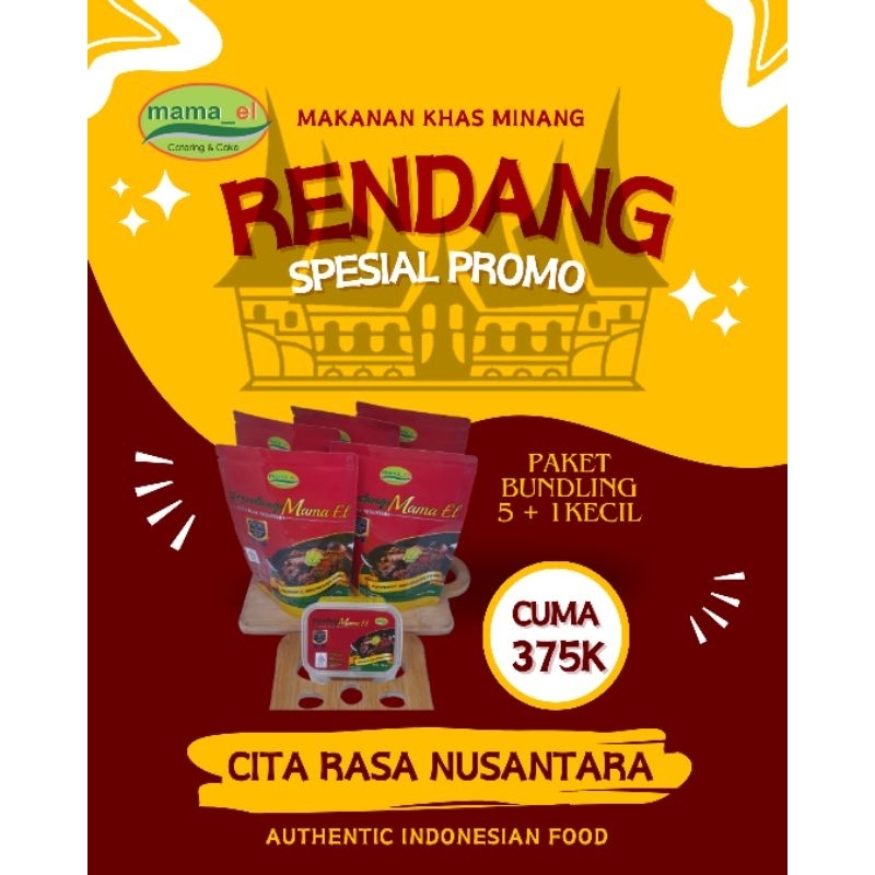

Rendang Daging Sapi MamaEl PAKET BUNDLING!!!