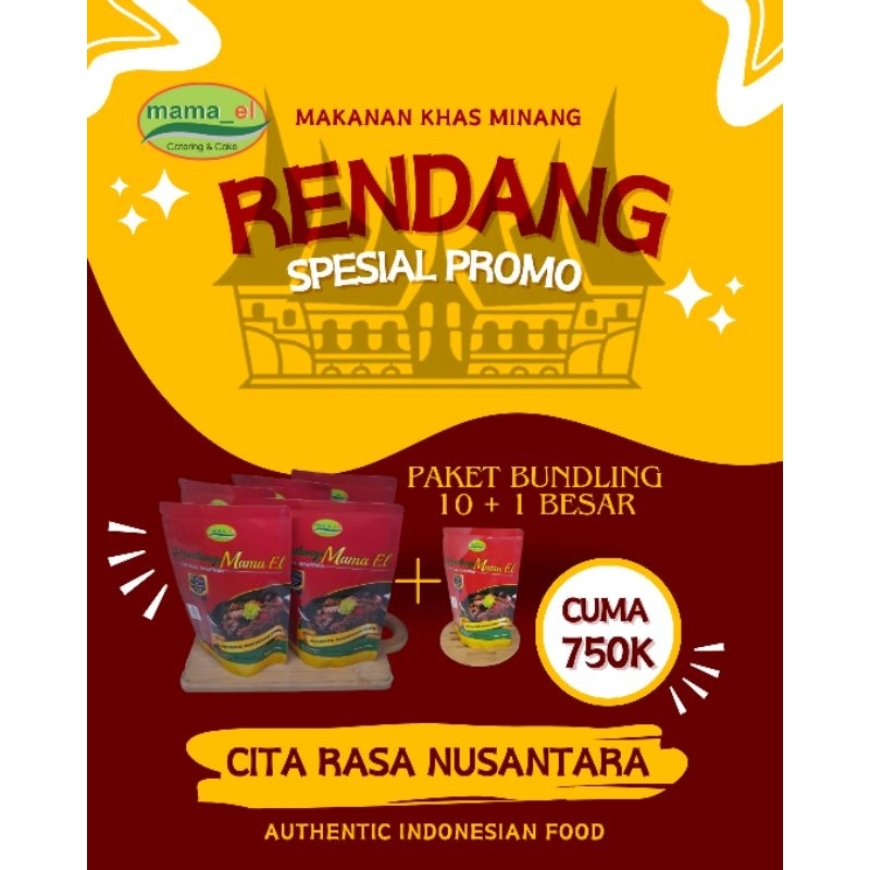 

Rendang Daging Sapi MamaEl PAKET BUNDLING!!!