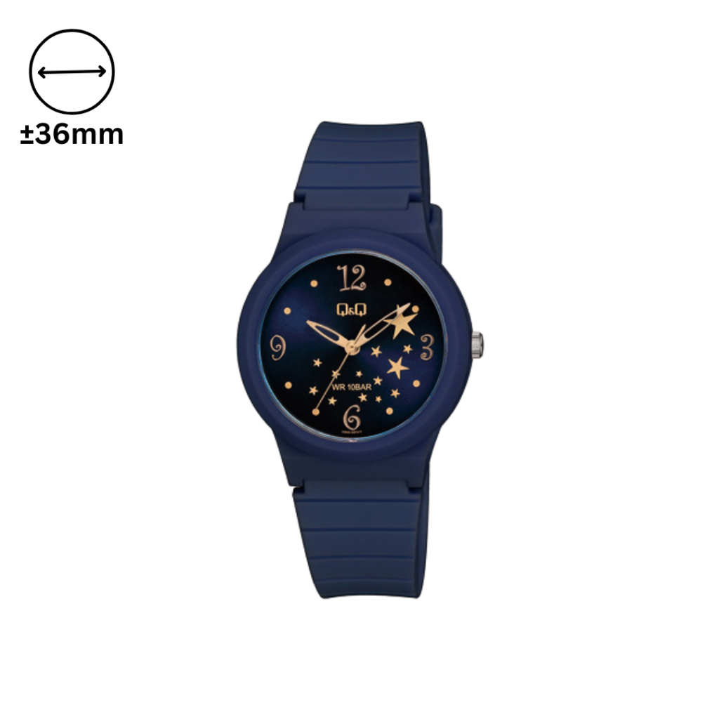 JAM TANGAN QNQ V34A WANITA KARET ORIGINAL