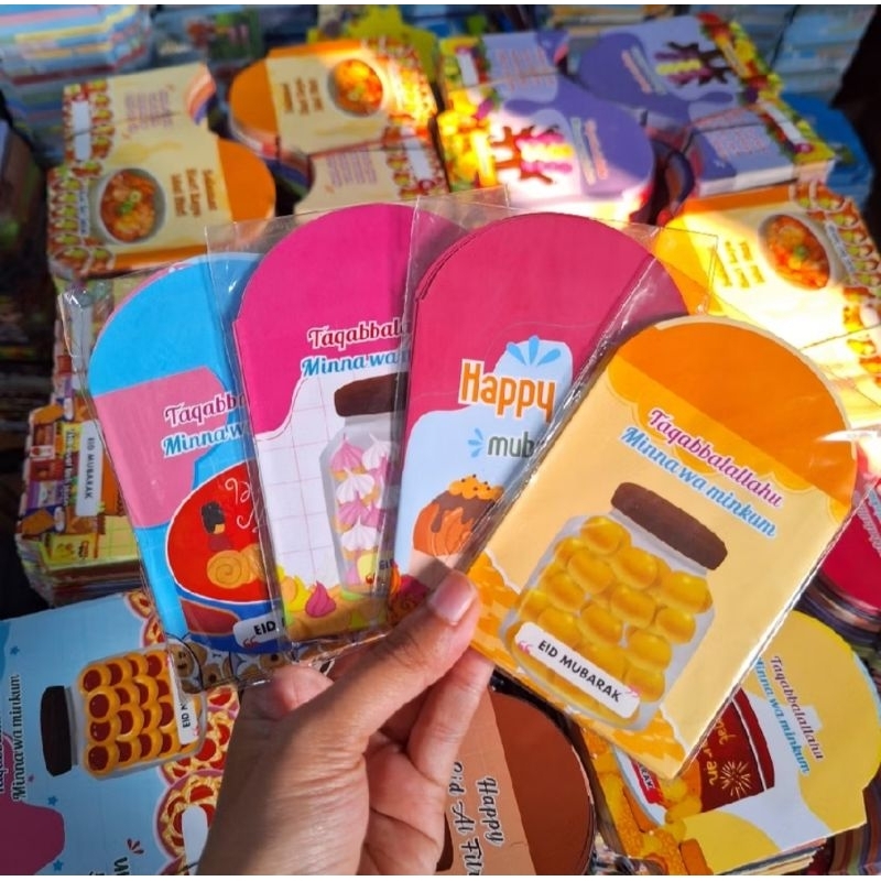 

OBRAL AMPLOP LEBARAN MURAH ( Motif Random) isi 8 Pcs