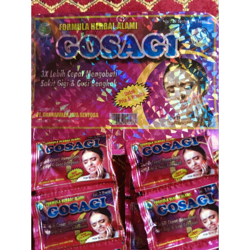GOSAGI Obat Sakit gigi paling Ampuh