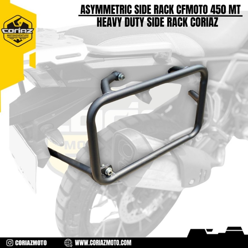 Asymmetric Side Rack/ Bracket Box Samping Coriaz CFMoto 450 MT