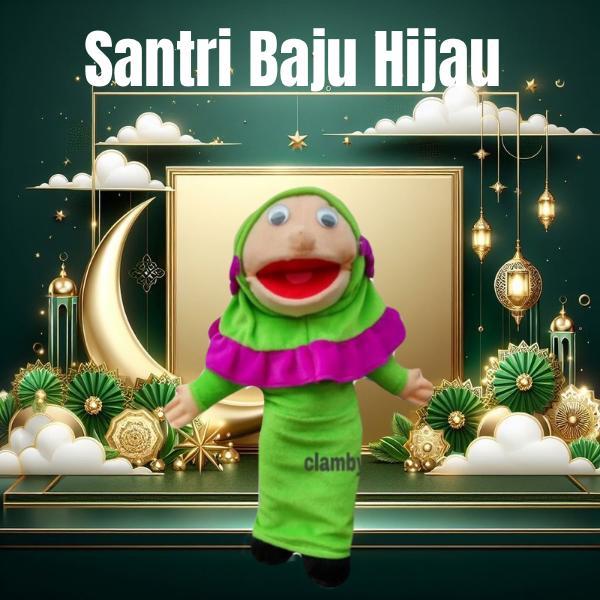 Muppet Santri Putri Muppet Ustazdah Hand Puppet Ventriloquis | Boneka Peraga Dongeng