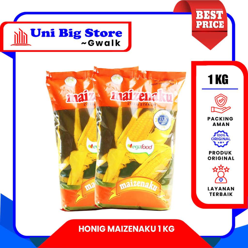 

HONIG MAIZENAKU TEPUNG MAIZENA - 1 kg