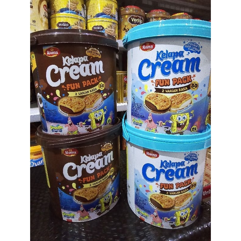 

Roma Kelapa Cream Fun Park Timbo 297,5 gram/ Karton
