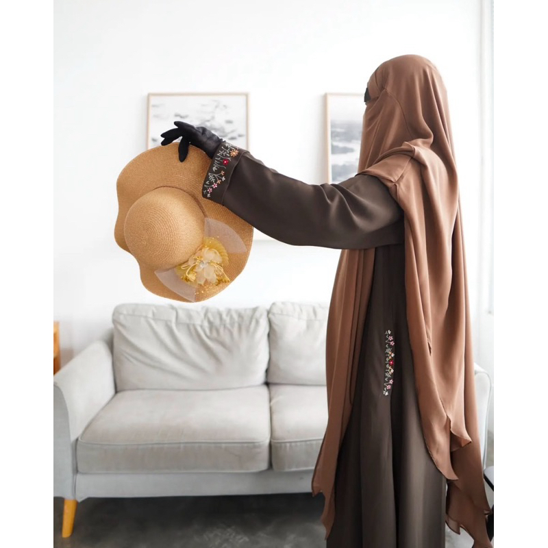 preloved pl widuri by ummaira abaya bahan mina anti uv