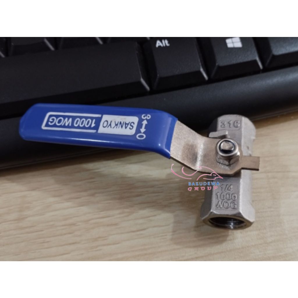 SANKYO BALL VALVE 1/4" / STOP KRAN 1/4 INCH