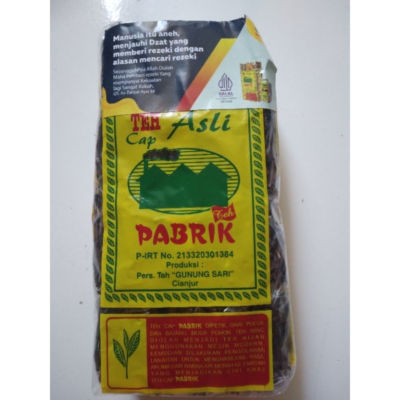 

Teh Cap Pabrik Kemasan Ekonomis 1 Pack isi 20 Bungkus
