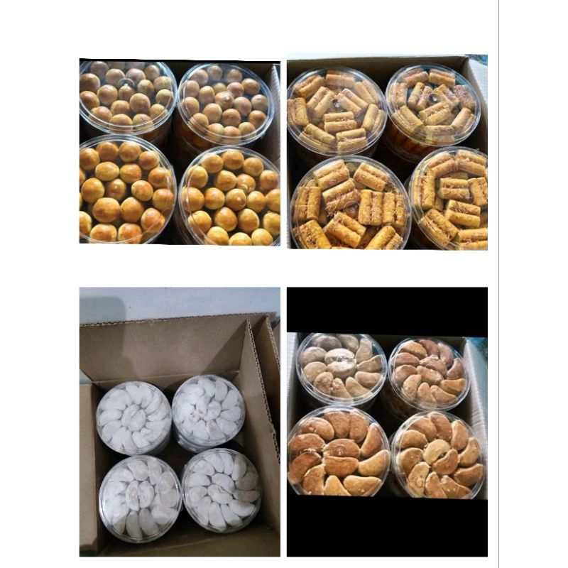 

Kue lebaran kue nastar, kue kacang, kue kastengel, kue salju