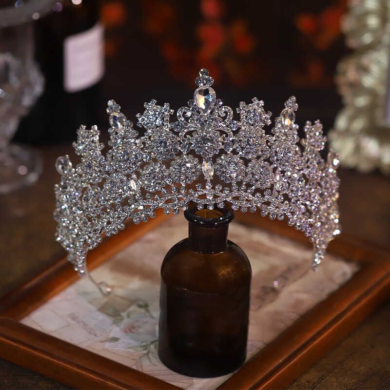 Mahkota Calla - Mahkota Pengantin Mewah Besar - Mahkota Pagent