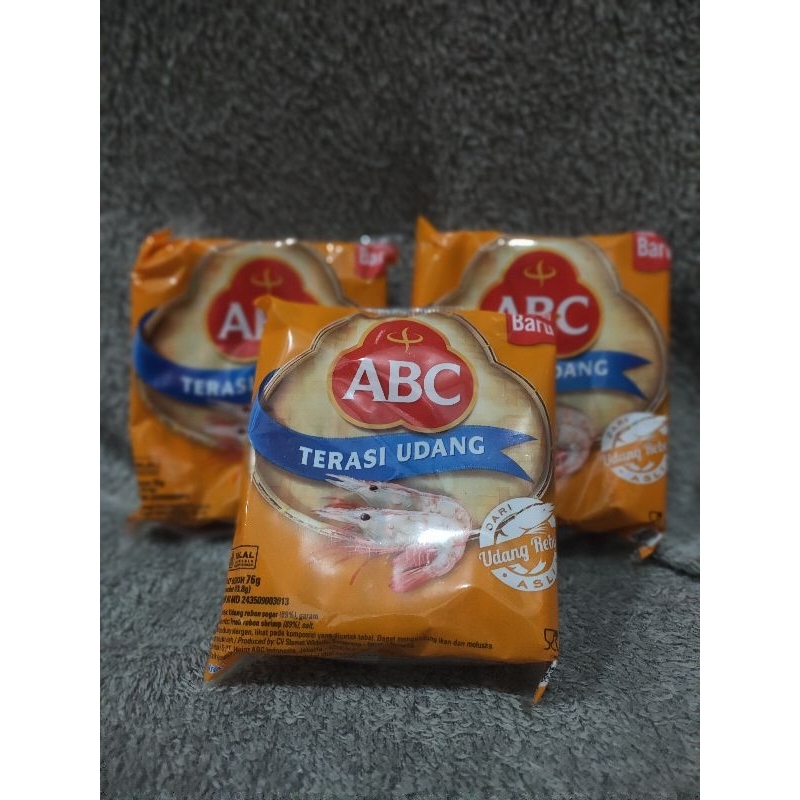 

Terasi Udang ABC 76gr 1pack 20pcs.