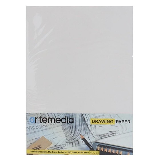 

Gramedia Pettarani - ARTEMEDIA A4 DRAWING PAPER 150GSM 12SH 203202