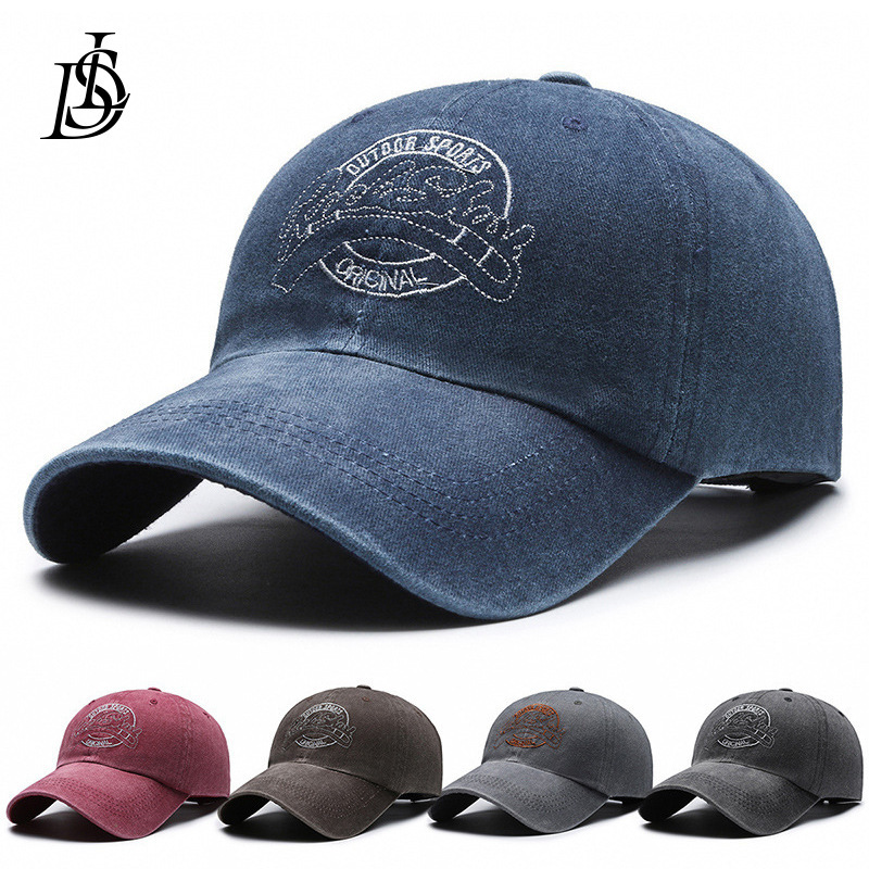 Topi Baseball Denim Trendy – Model Vintage, Nyaman, & Pelindung Matahari untuk Pria, Cocok untuk Out