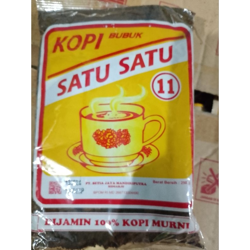 

Kopi Bubuk satu satu dan dua dua 250gr