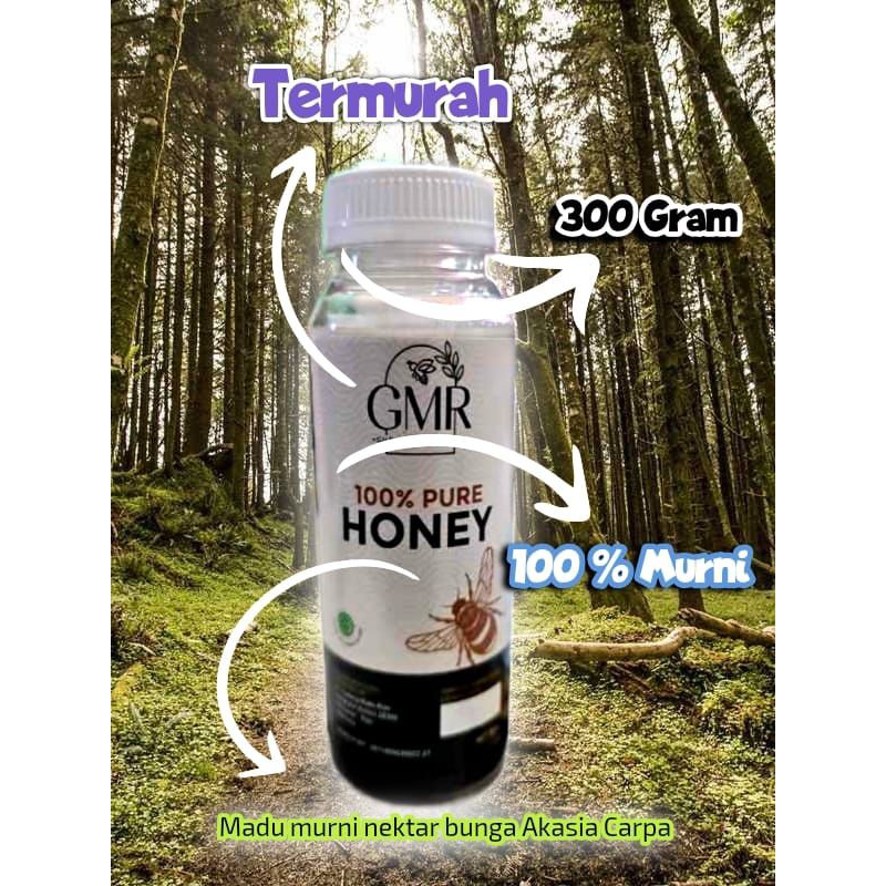 

Madu Melifera Carpa Murni Asli Nektar Akasia 300gram 100% alami