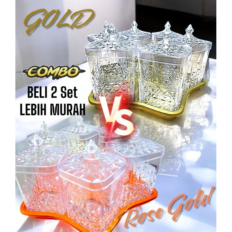 ROSEGOLD | Toples Lebaran 6 Belimbing Gold - Rose Gold