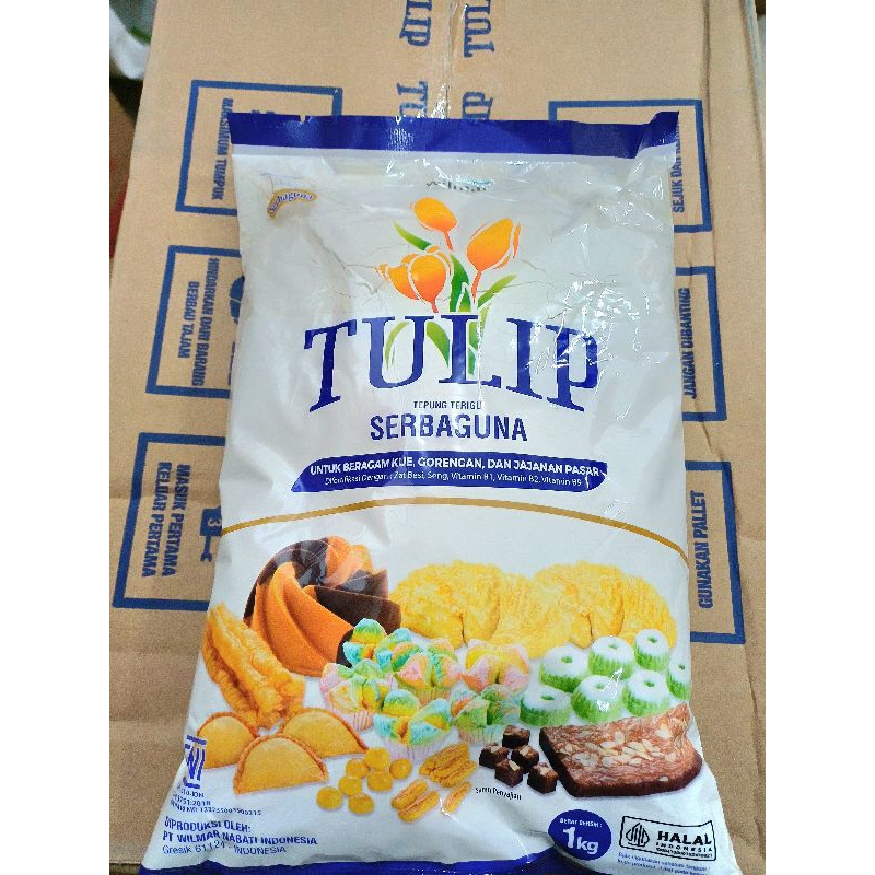 

TULIP TEPUNG TERIGU 1KG/TEPUNG TERIGU PROTEIN RENDAH