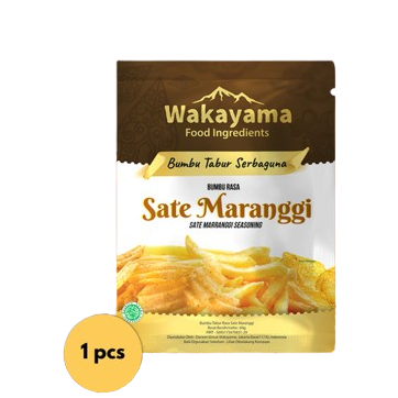 

WAKAYAMA BUMBU TABUR RASA SATE MARANGGI 60 GR 8997216626709