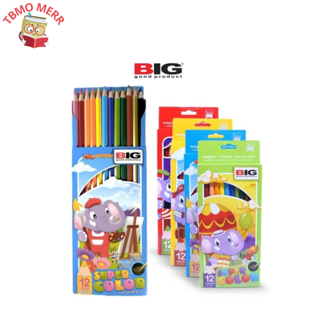 

Big Pensil Warna CP-5001 12 Warna Panjang - Pensil Warna Big