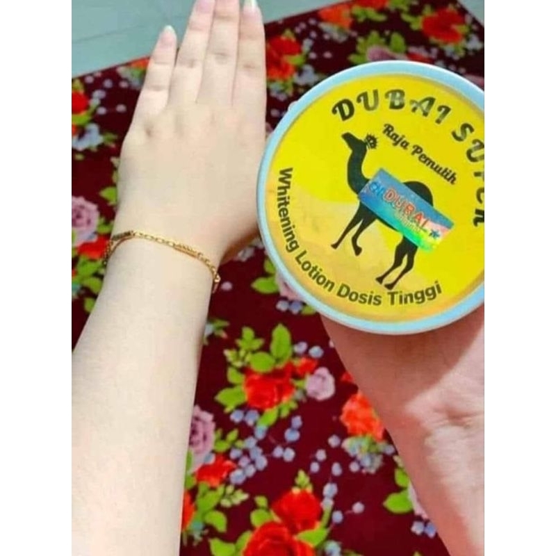 Hb Dubai lotion Dubai Ampuh memutihkan kulit yang hitam menghilangkan strecmark dan bekas luka menga