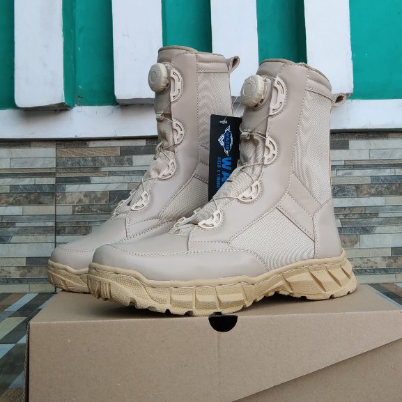 sepatu pdl pns kemhan krem