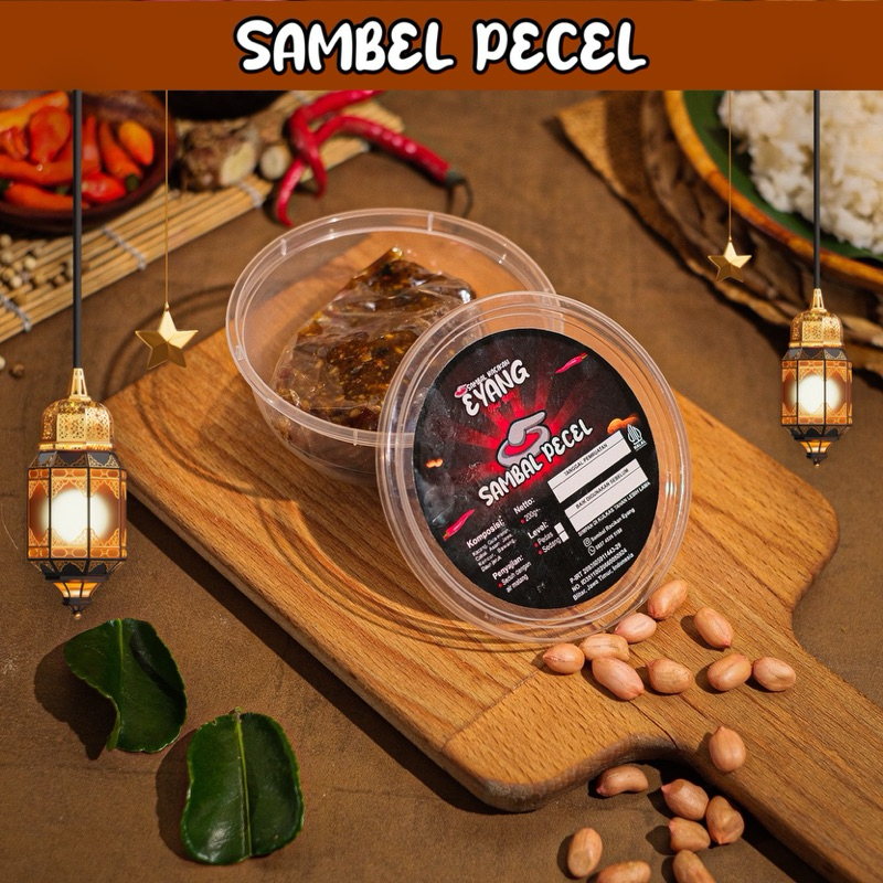 

(200g) Sambel Pecel / Kacang khas Blitar, bahan alami tanpa MSG & pengawet, sambal sangrai ( Sambal Racikan Eyang)