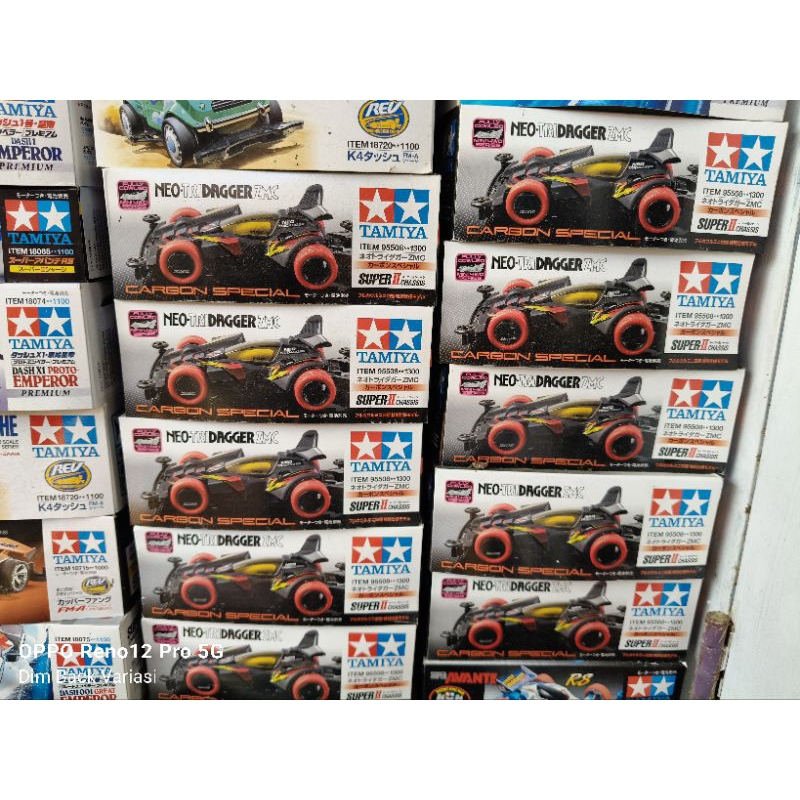 Paket Tamiya 95508 Neo Tridager Tridagger Zmc Carbon 10pcs
