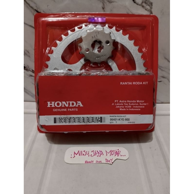 Gear set KYE Gear paket komplit Megapro new monoshock CB150R CBR150 OLD CB150R CBR(OLD/LED) sonic 15