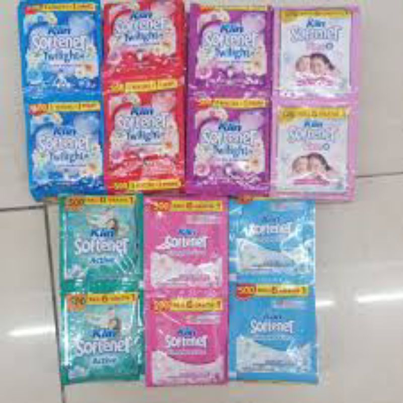 So Klin Softener pewangi sachet 12 sachet all variant