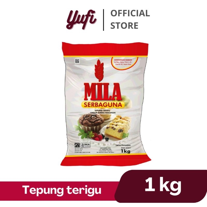 

Mila tepung terigu serbaguna 1 kg protein sedang