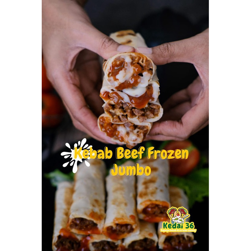 

Kebab Beef Frozen Jumbo (isi 5)