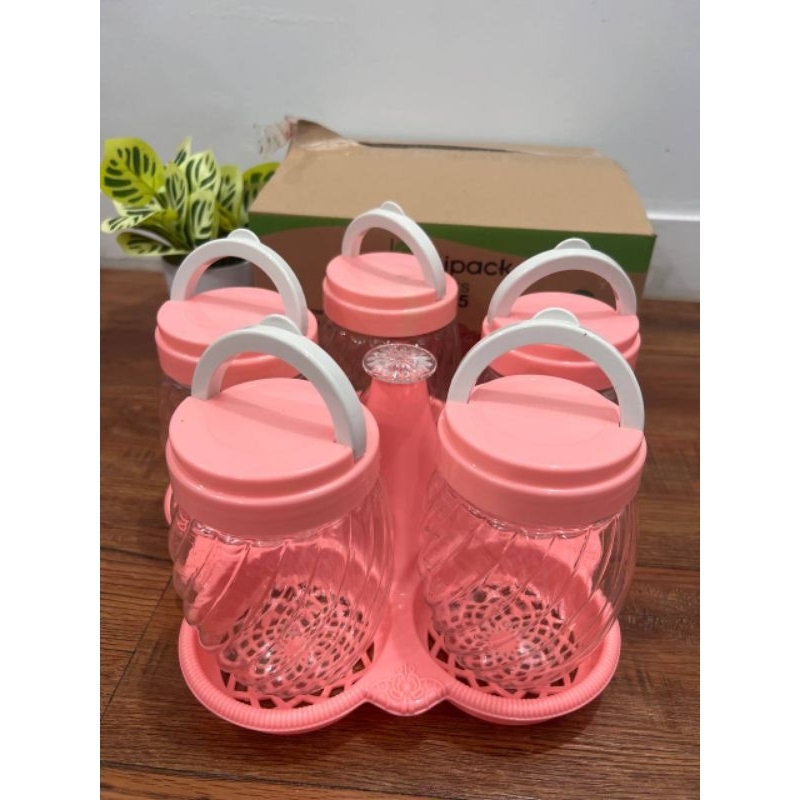 Toples Nampan Delipack ulir 5 toples dan 4 toples